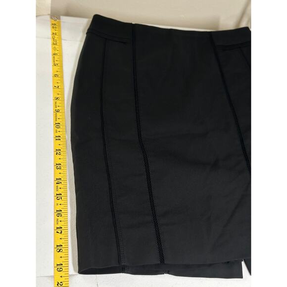 White House Black Market Skirt Womens 0 Black‎ Perfect Form Career Pencil Office - Picture 8 of 8